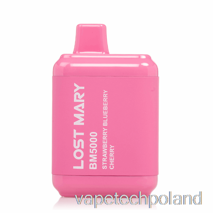 Vape Pen Lost Mary Bm5000 Jednorazowego Użytku Truskawka Jagoda Wiśnia